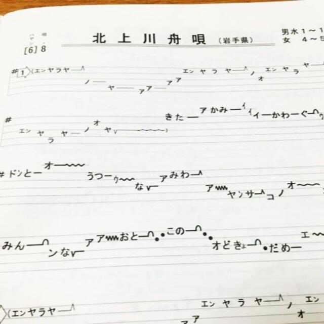 民謡☆五線譜♪～尺八曲集～U8 楽譜/唄譜/歌詞/教本/上達/練習の通販