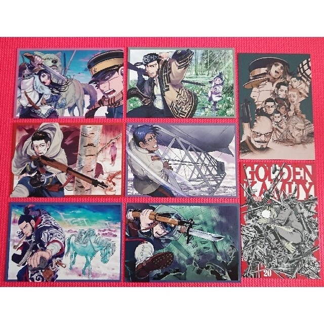 ゴールデンカムイ 飾れるポストカード 8枚セットの通販 by mii's shop