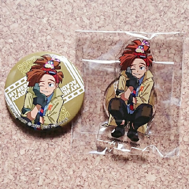 僕のヒーローアカデミア 缶バッジ&アクリルスタンド セット ロディ