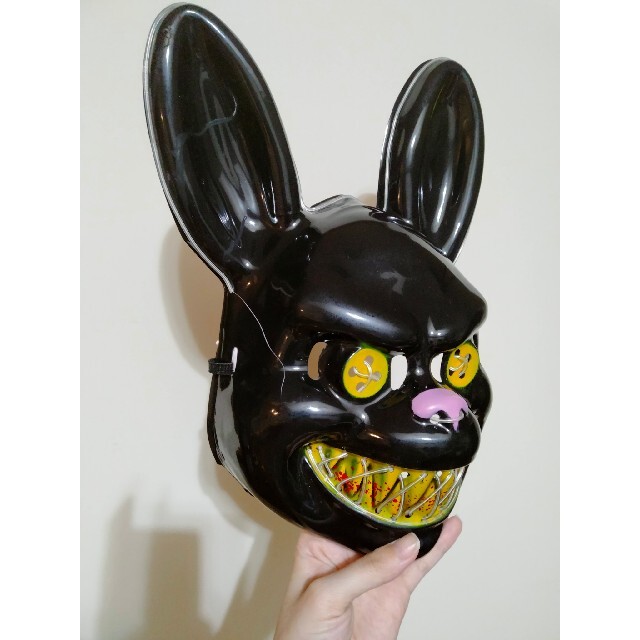限定①【訳あり】黒ウサギさんの仮面☆ハロウィンドッキリの通販 by
