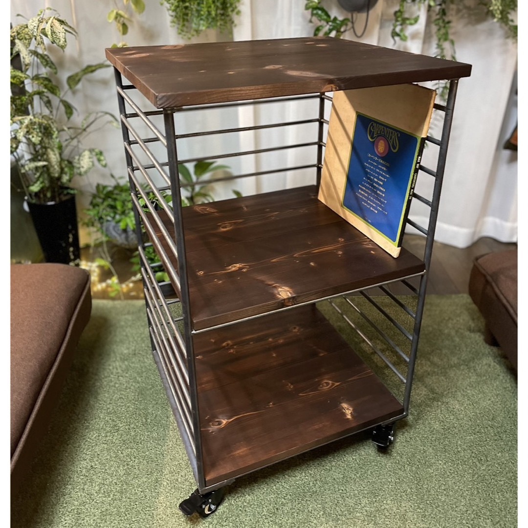 レコードラック コレクションラック アイアン家具 オーダーメイド