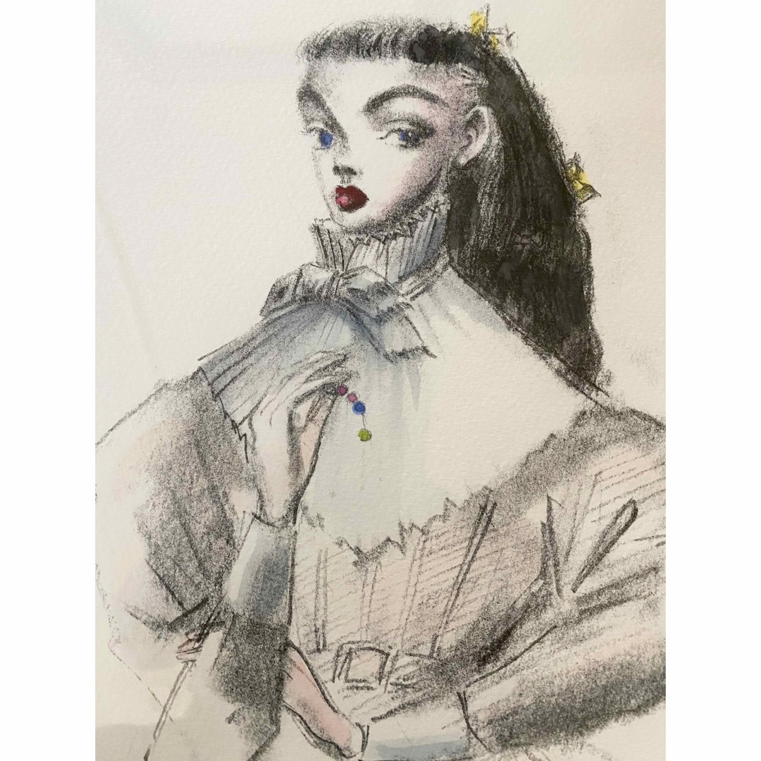 ガク様専用】金子國義 「おめかし」リトグラフ手彩色の通販 by mofmof