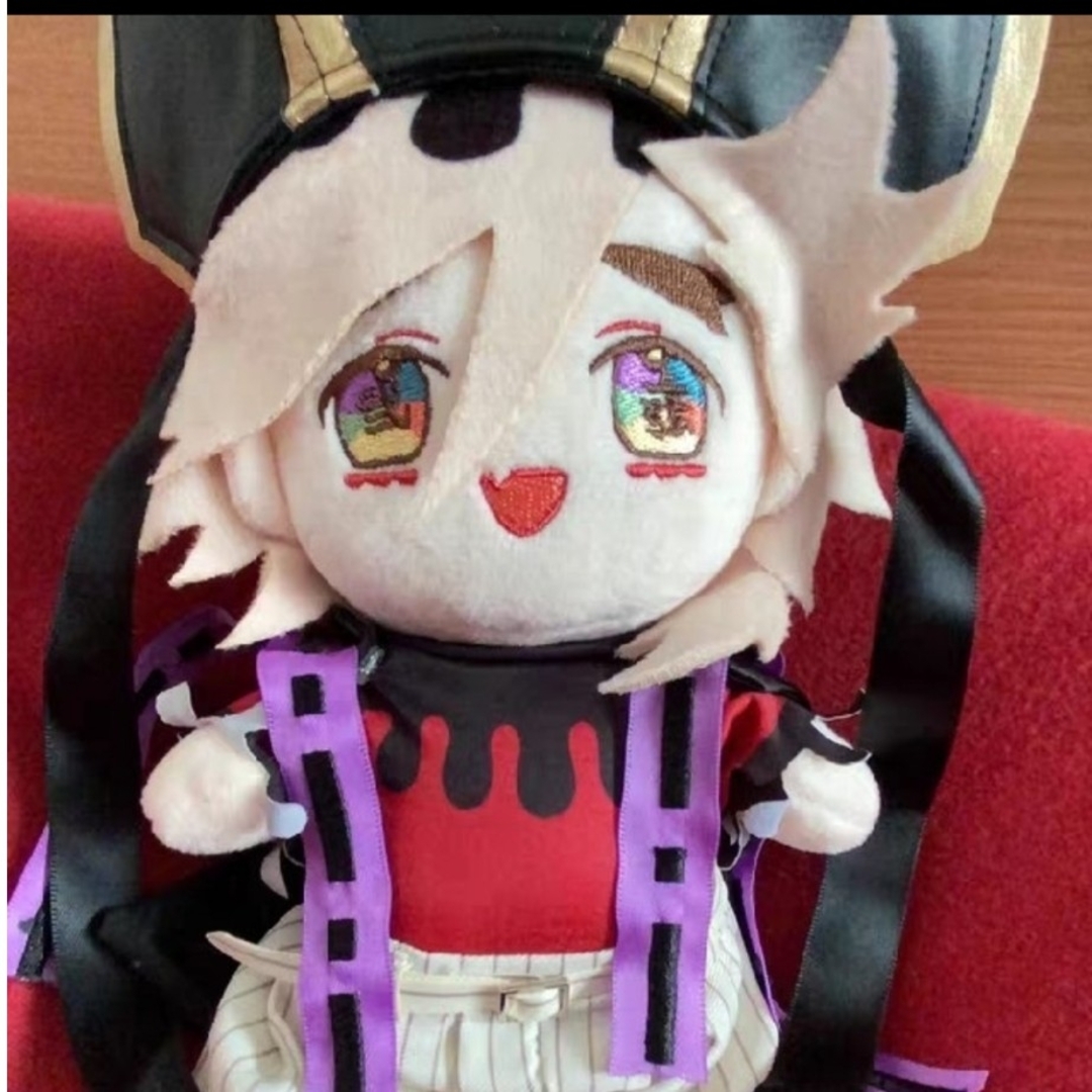 Q④5 鬼滅の刃 ぬいぐるみ 20cm 上弦の弐 童磨 笑顔 着せ替え 人形 誕