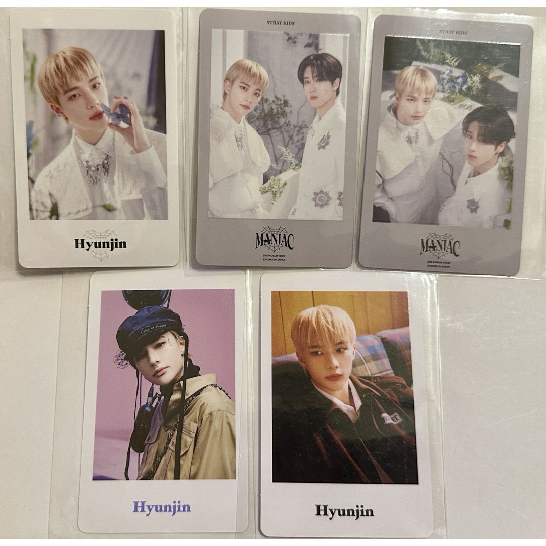 Stray Kids - スキズ ヒョンジン MANIAC THE SOUND フォトカード5枚