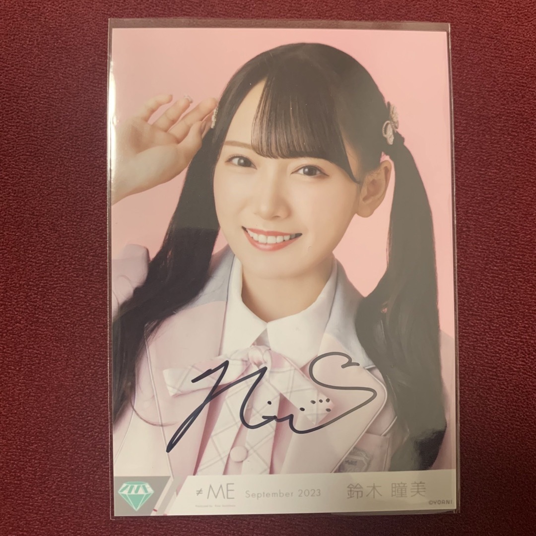 鈴木瞳美 生写真 想わせぶりっこ 直筆の通販 by ♡♡y's shop｜ラクマ