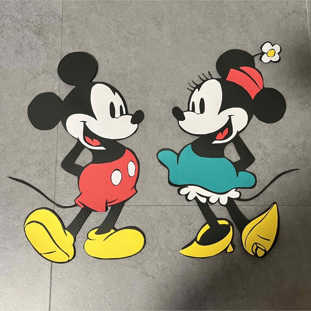 壁面 レトロミッキー ミニーの通販 by あんこ｜ラクマ
