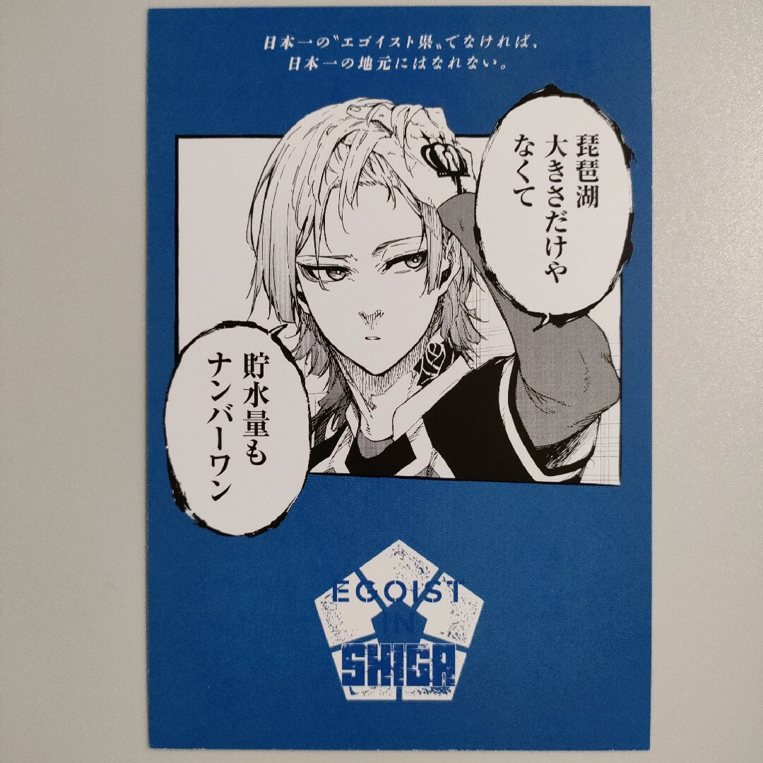 初期傷あり】ブルーロック 特典 イラストカード カイザー 乙夜影汰