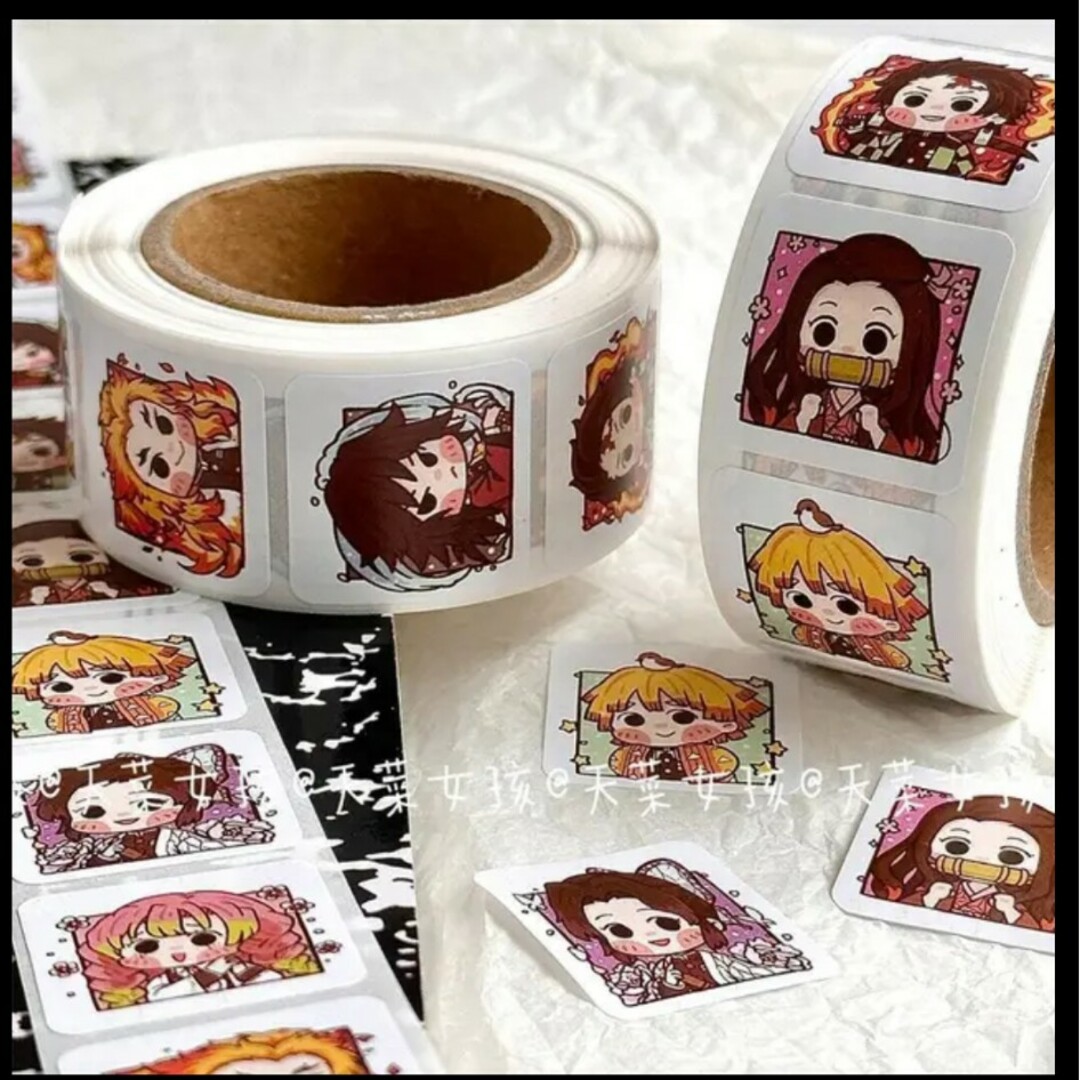 鬼滅の刃 同人系？ ロールシール 約500枚 1巻の通販 by 雫's shop｜ラクマ
