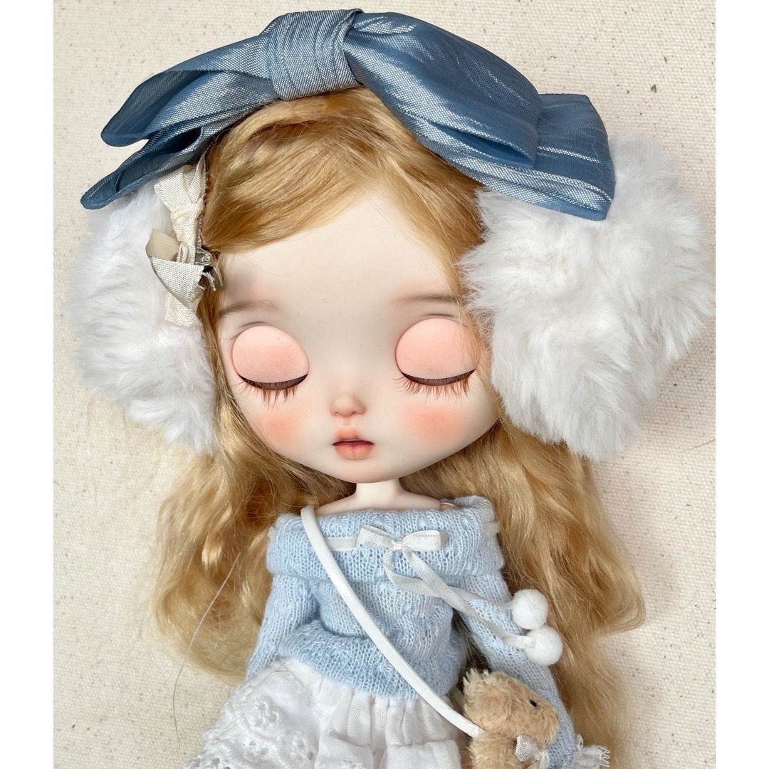 カスタムブライス 海外作家様 薄メイク 淑やか 優しい 肌白い 氷 フル