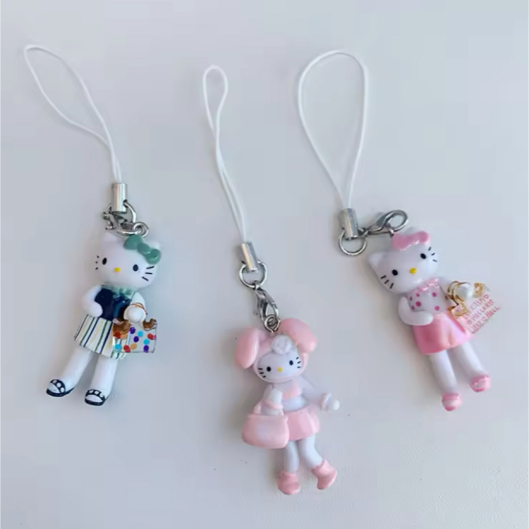 Lochie - 難あり 新品 足長 うさ耳 キティちゃん キーホルダー