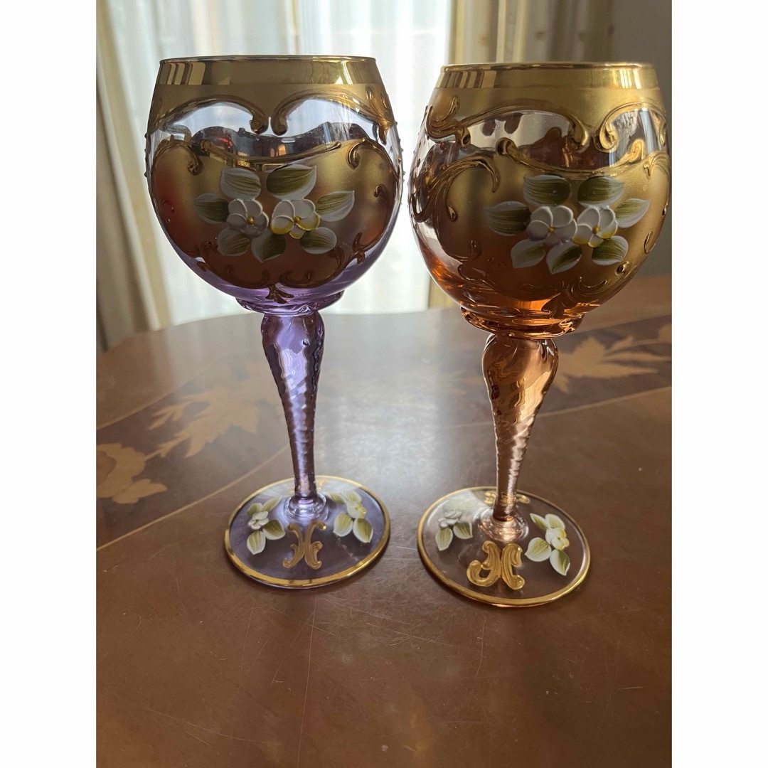 BOHEMIA Cristal - ベネチアングラス 二脚セットの通販 by ライス's