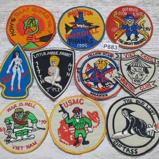 ☆P683 キャラ 人 ベトナム 戦争 ワッペン 10枚の通販 by ベトナム