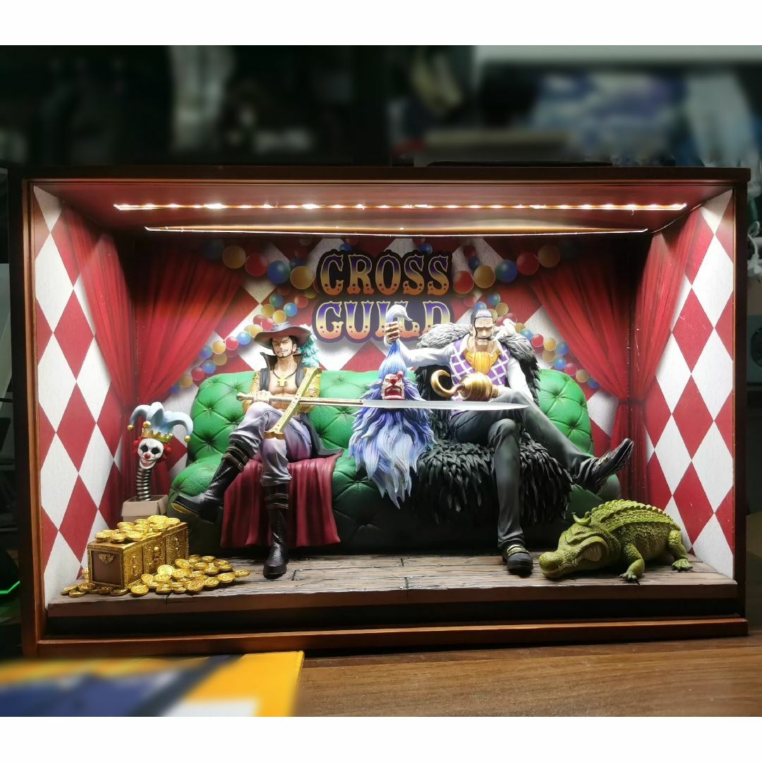 ワンピース クロスギルド ミホーク クロコダイル フィギュア ガレージ