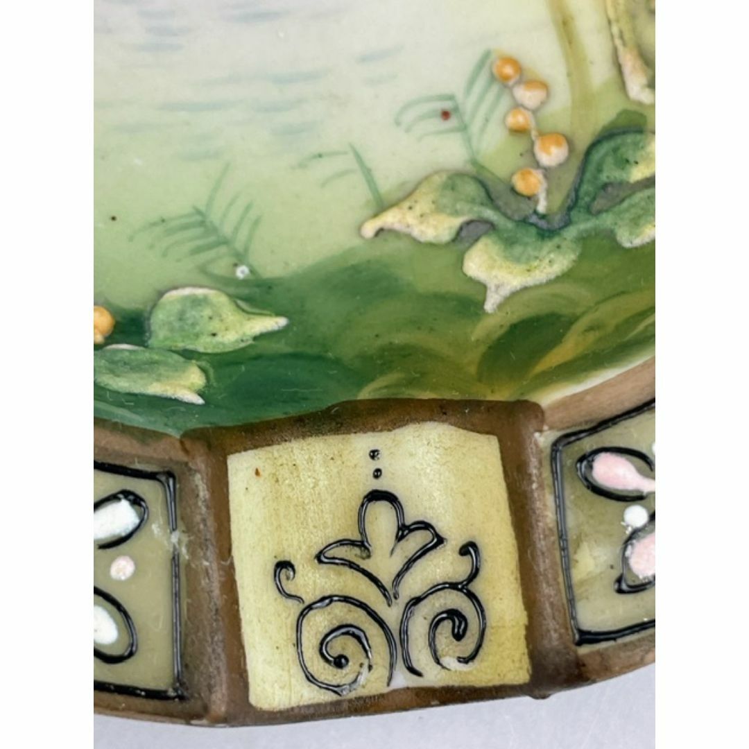 Noritake - 【美品・希少】オールドノリタケ 盛り上げ風景紋灰皿