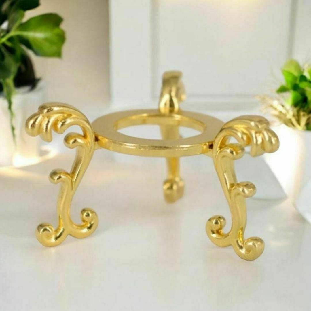 スフィア台座 真鍮 ゴールド 猫脚 占い 水晶 置物 アンティーク