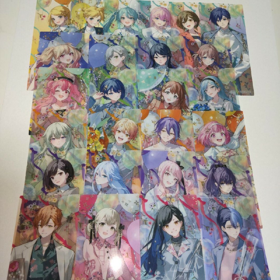 プロセカ 4周年 感謝祭 アニメイト 特典 クリアしおり コンプ 全26種