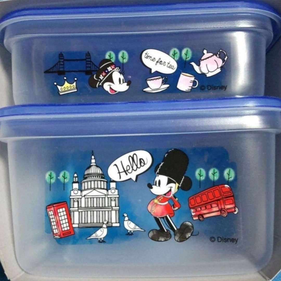 Disney - ミッキー ジップロック スクリューロック コンテナ タッパー