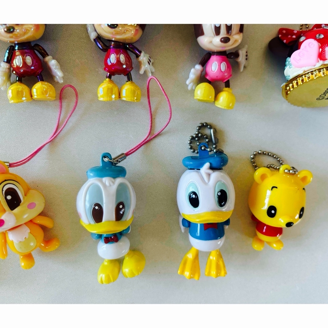 Disney - ディズニー キーホルダー 16点セット ストラップ ミッキー