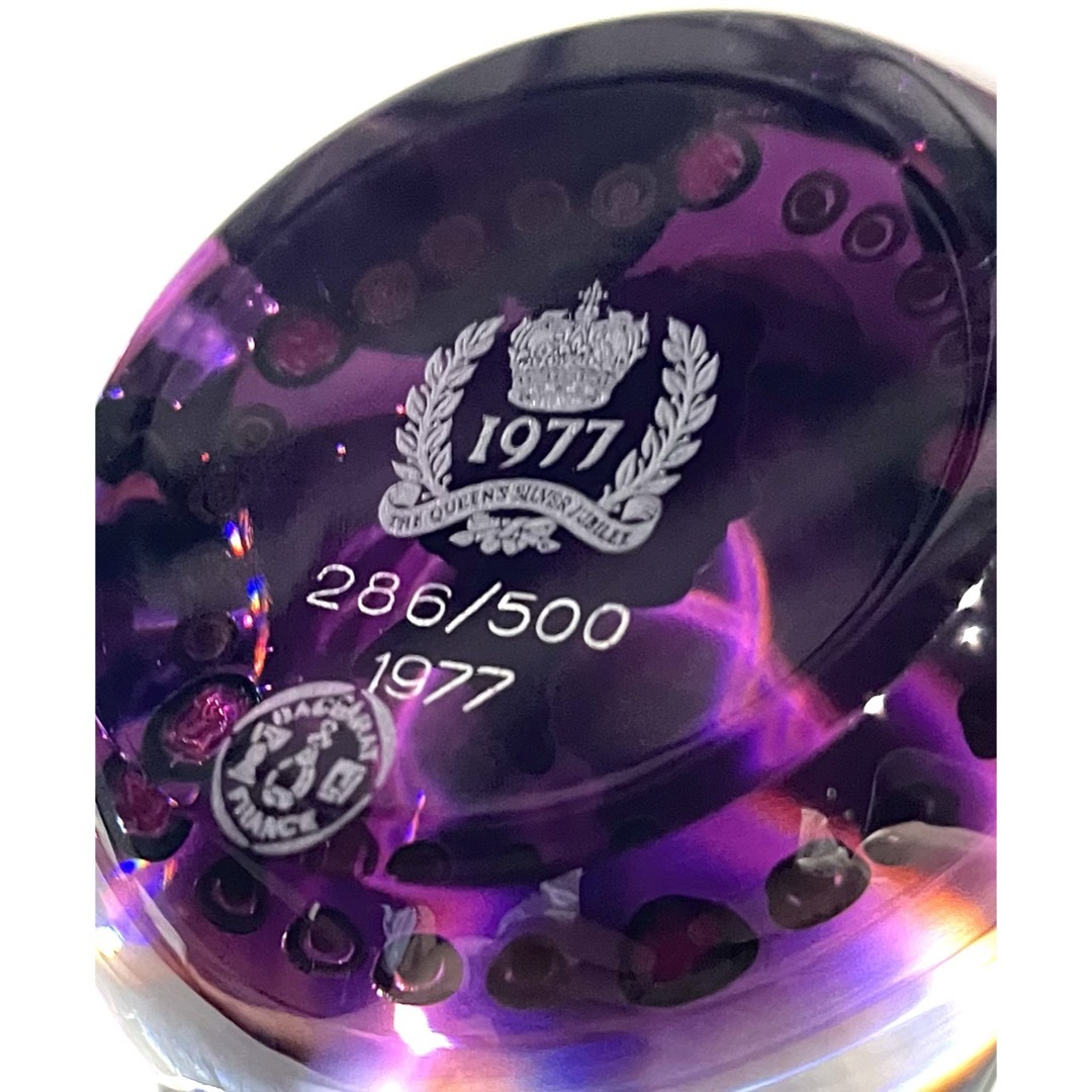 Baccarat - バカラ/ ※極希少 個数限定 エリザベス女王2世 銀婚式記念