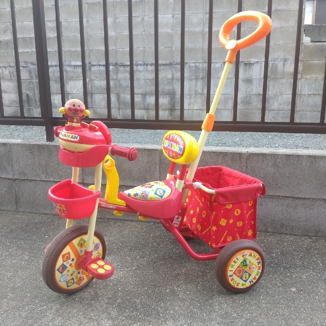 美品】三輪車 アンパンマン デラックスR