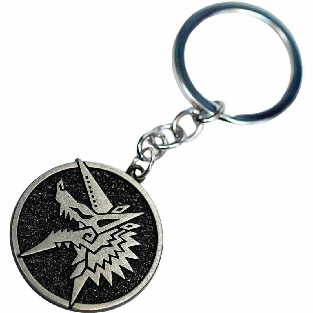 モンスターハンターライズ キーホルダー モンハン シルバー 4cm【残5
