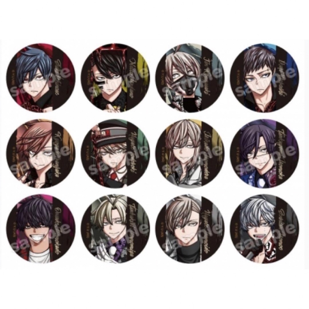 1box 桃源暗鬼 一ノ瀬 四季 いちのせ しき メタリック缶バッジ 未開封