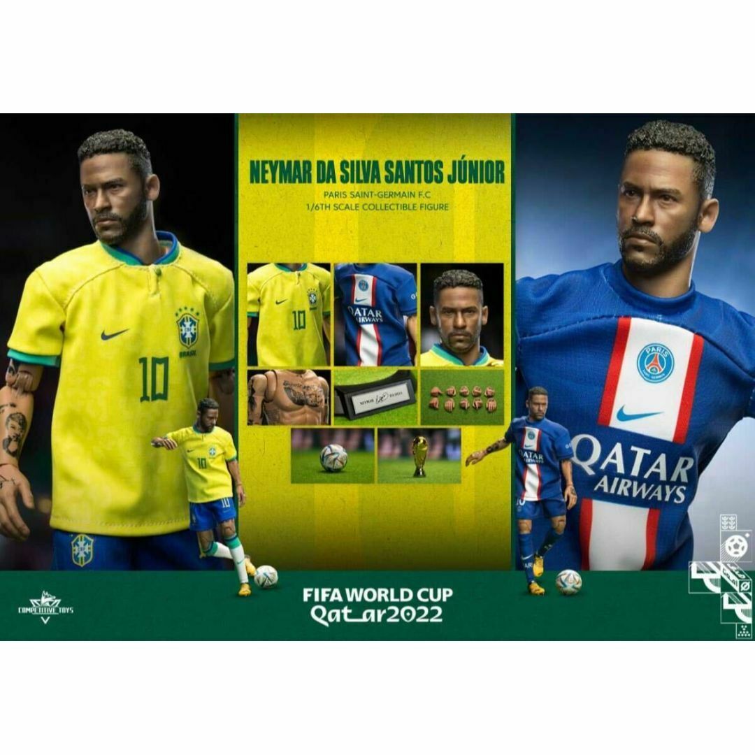 Competitive Toys 1/6 Neymar Com003の通販 by ピリピ＠購入前プロフ
