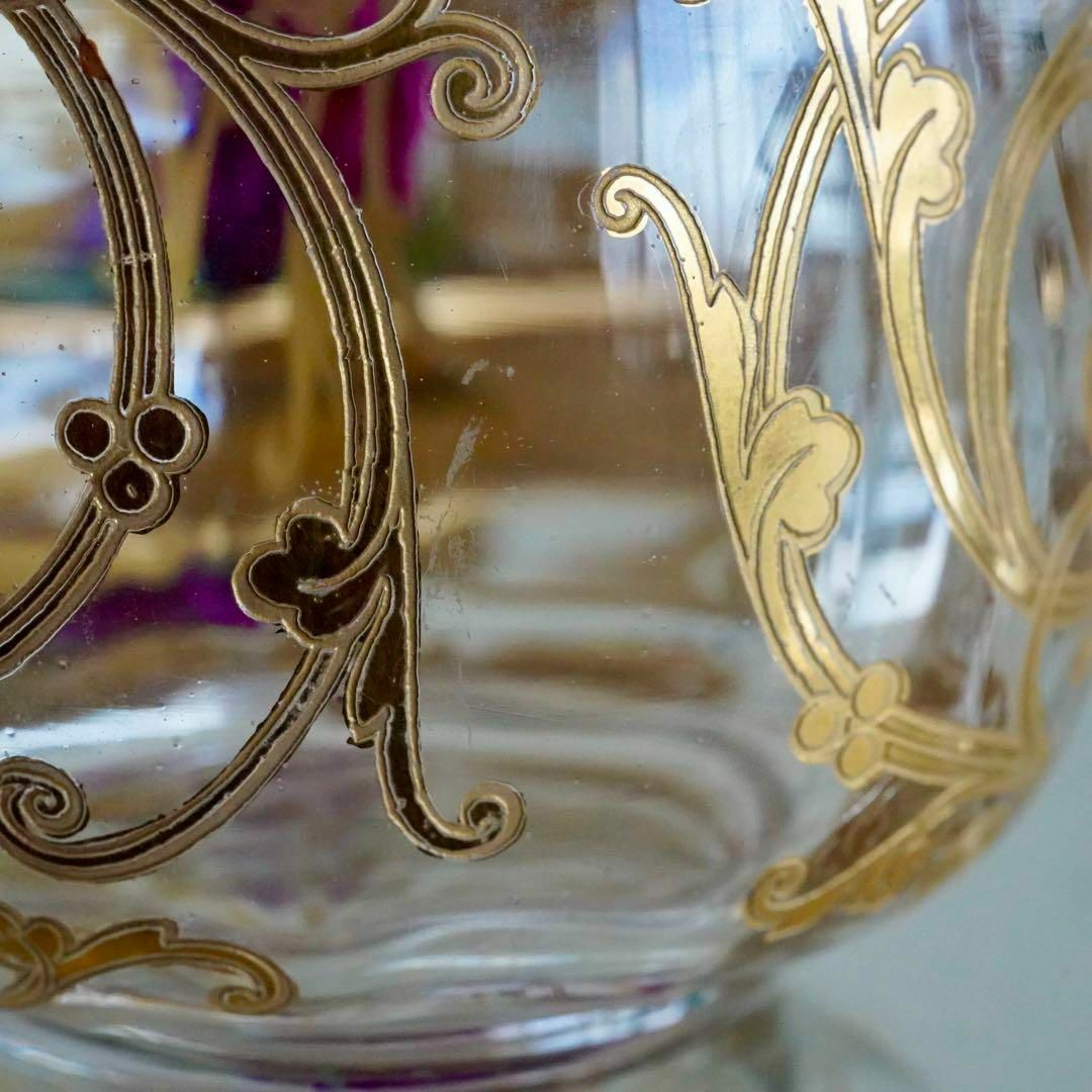 Baccarat - 希少☆24金彩☆美品オールドサンルイ☆クリュニー☆ボンボ