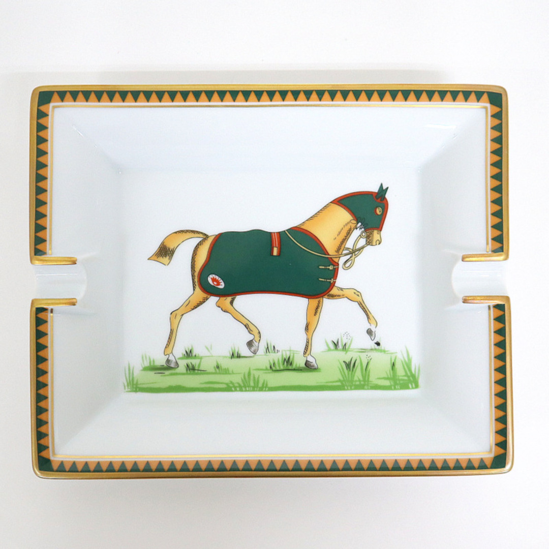 HERMES - 【HERMES】エルメス アッシュトレイ 灰皿 馬柄 陶器/ik0220の
