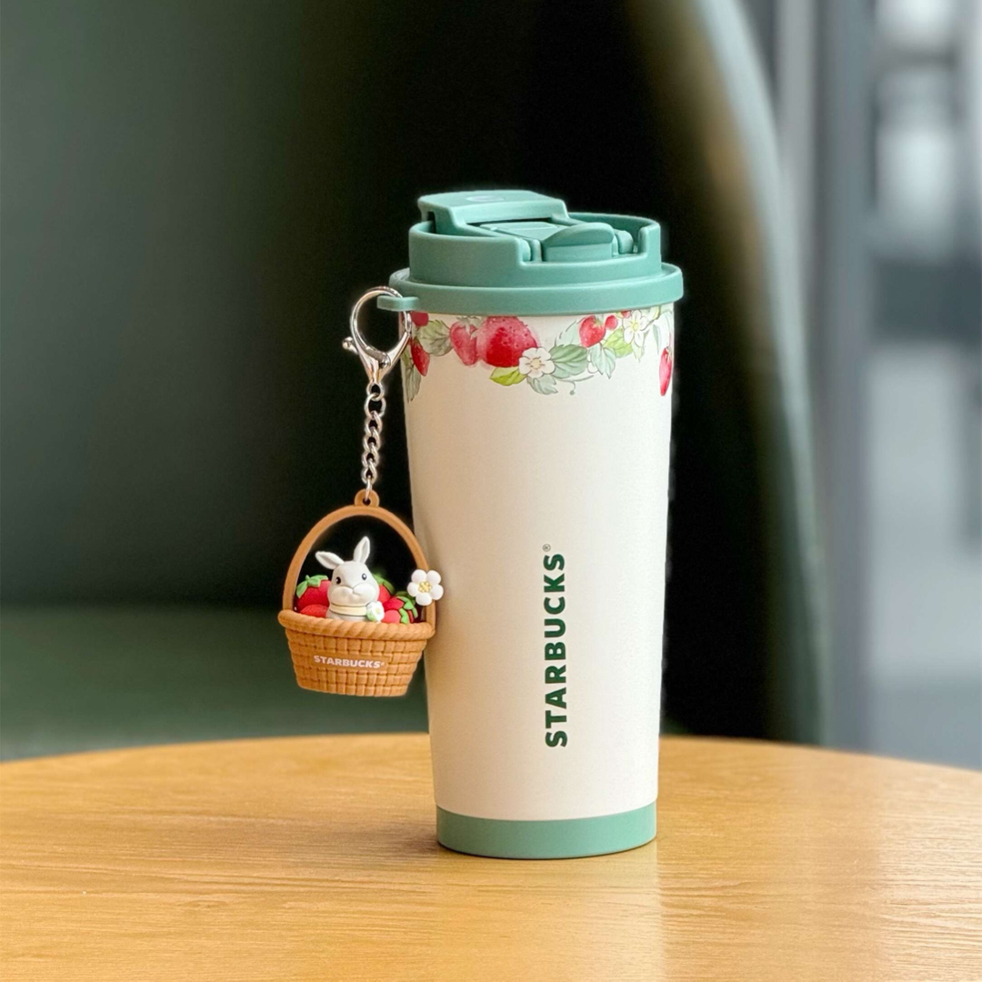 海外限定 中国 スターバックス うさぎ いちご ステンレスタンブラー 2