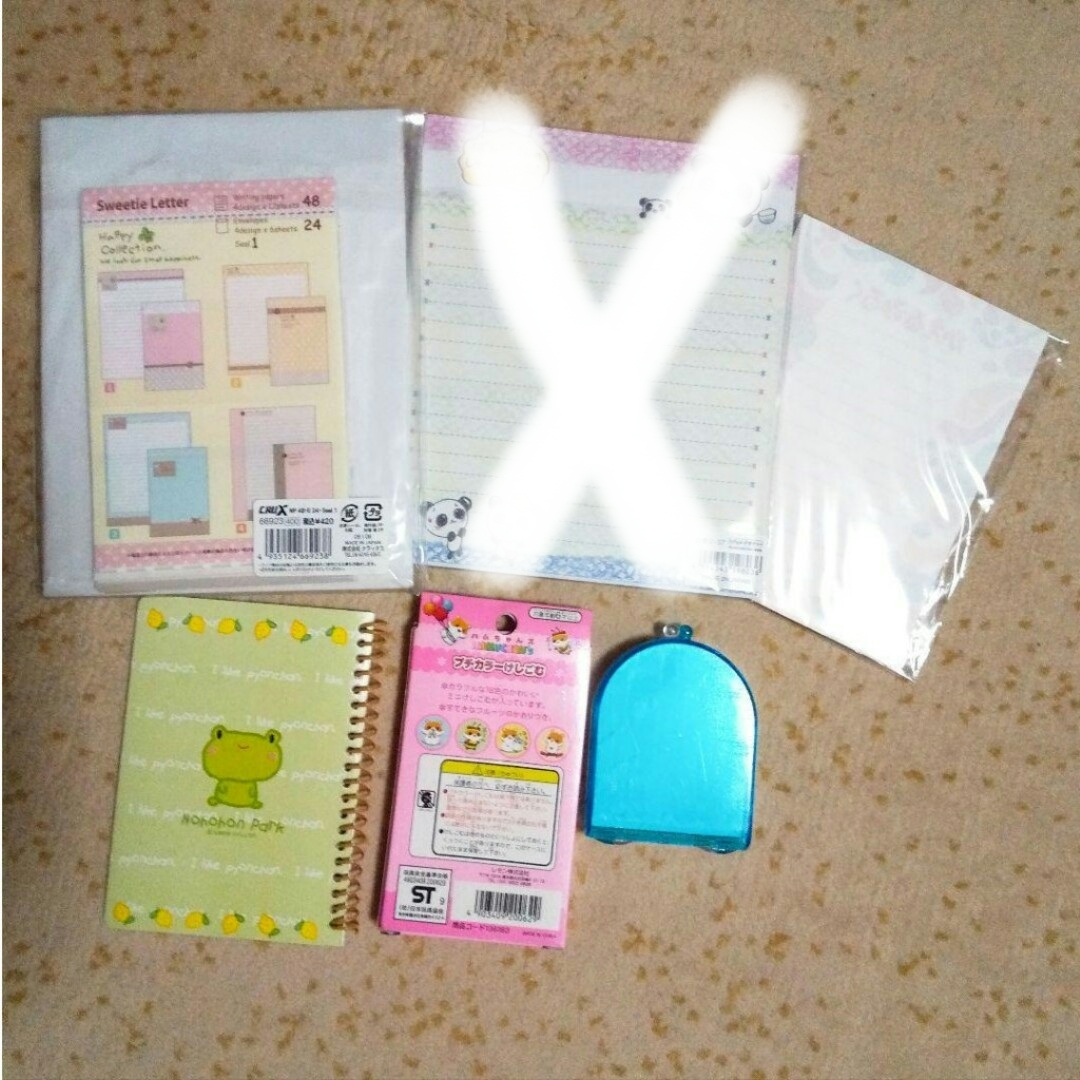 CRUX - 2000年代 メモ帳 レターセット 消しゴム レトロ 平成レトロ