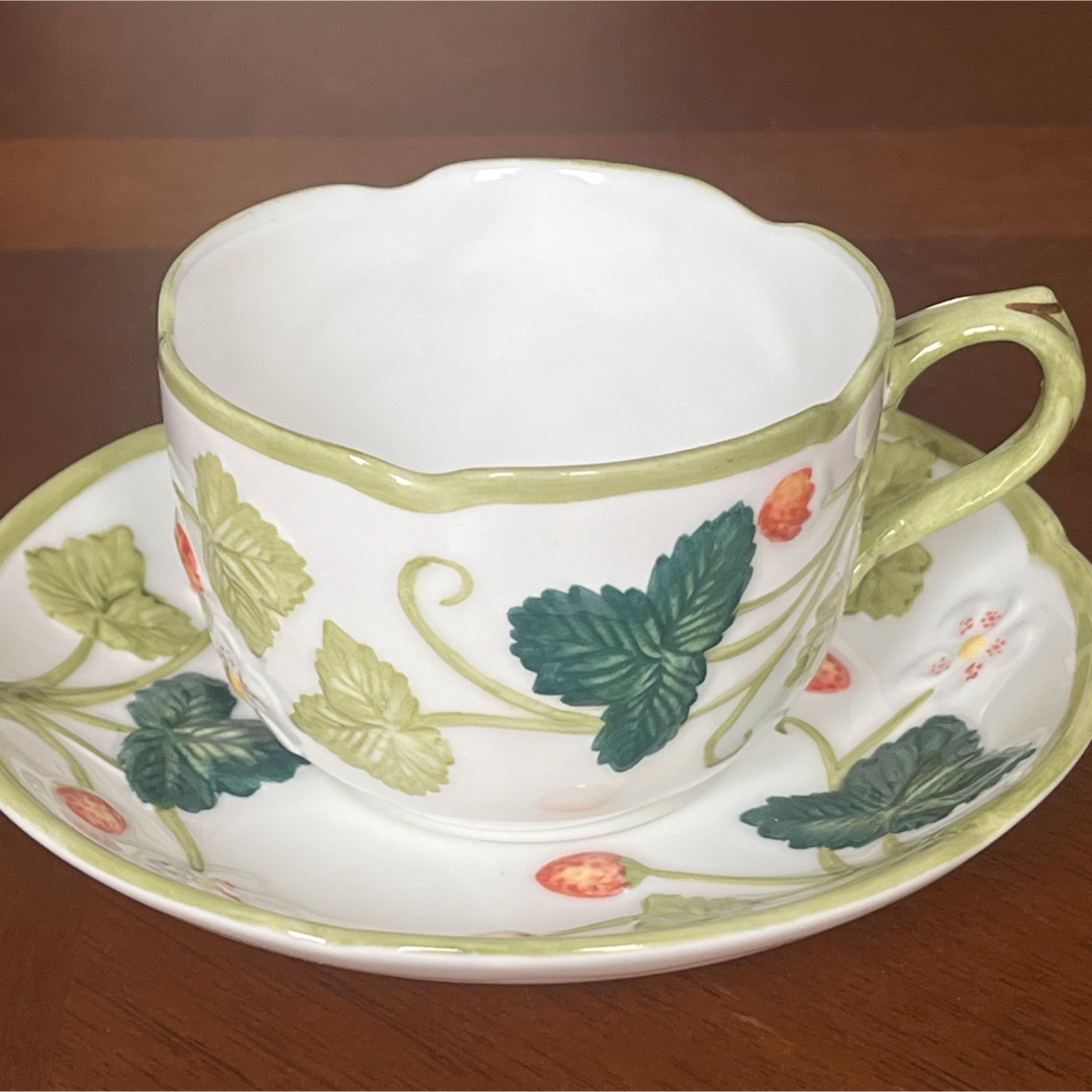 MINTON - 【希少品】ミントン☆ヴィクトリアストロベリー☆C/S 2客（お