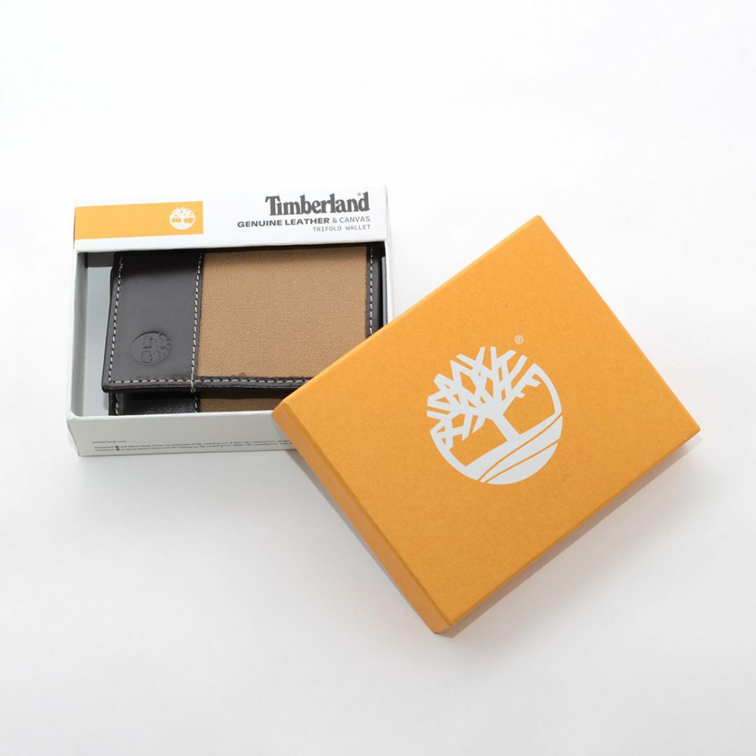 Timberland - 財布 ティンバーランド カーキ 2WXJG-01 本革 定期入れ