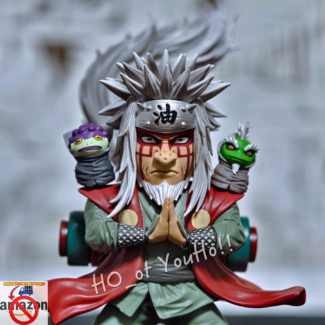 ナルト 疾風伝 フィギュア 自来也 ジライヤ 仙人モードの通販 by HO_ot