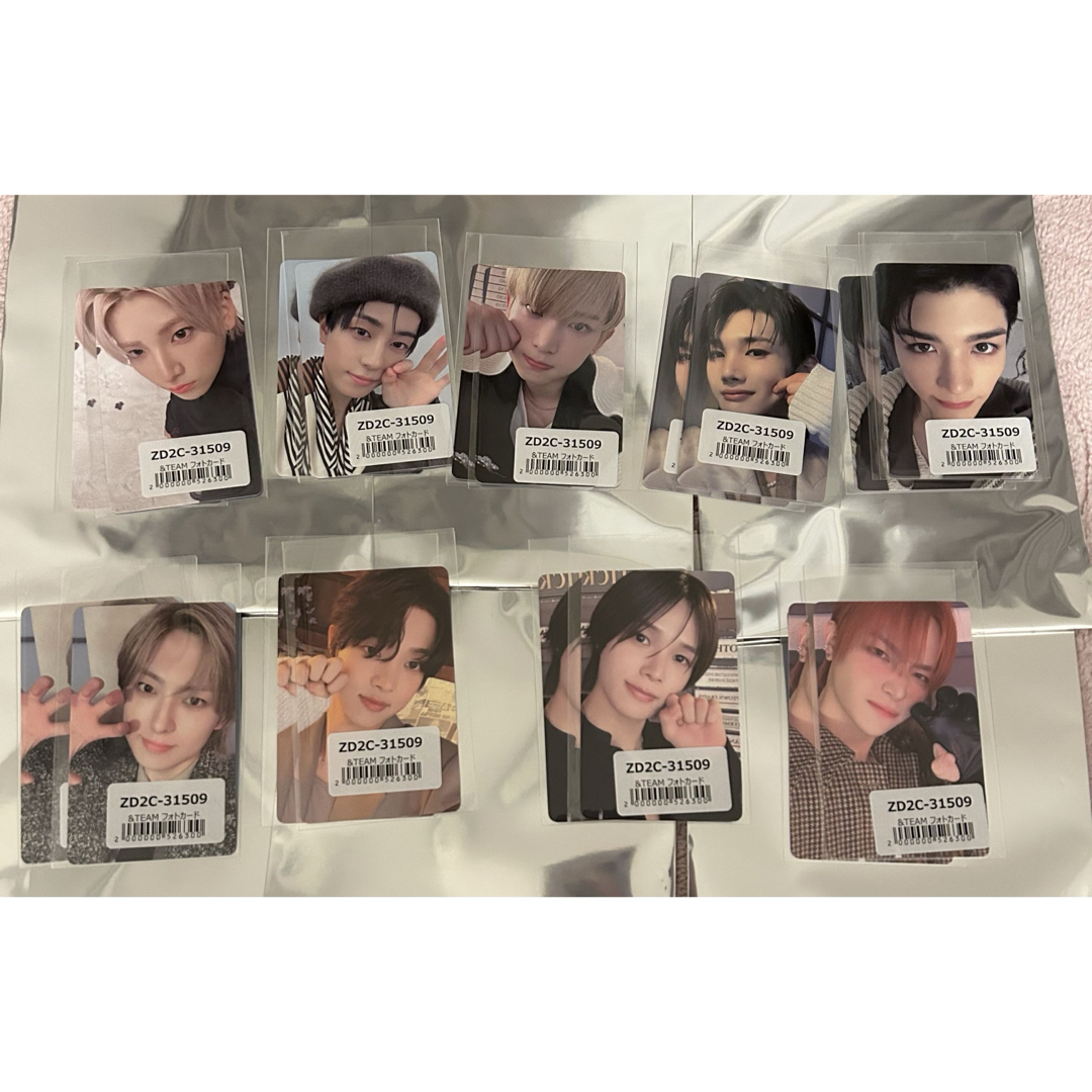 &TEAM - &TEAM 雪明かり トレカ18枚 ums の通販 by さ's shop｜エン
