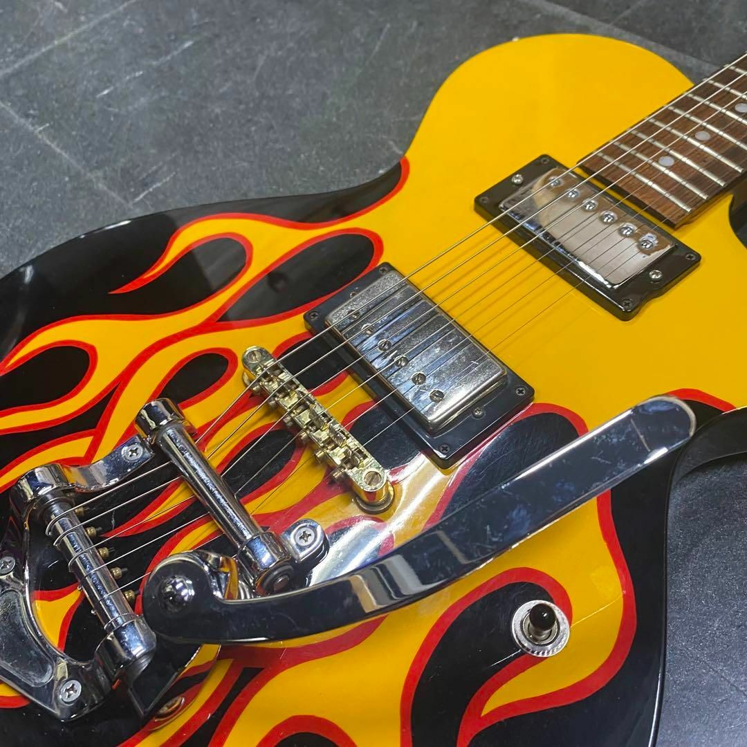 LS-38バーニーレスポール！ファイヤーパターン ロカビリー