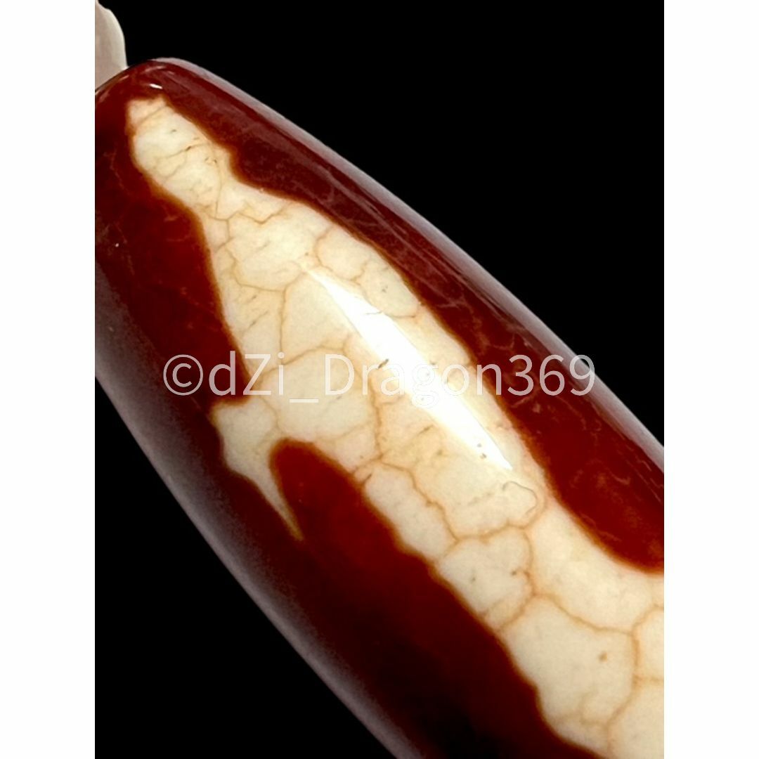 高品質】Dzi beadsジービーズ 上肯 龍紋 玉髄 観音天珠のブレス