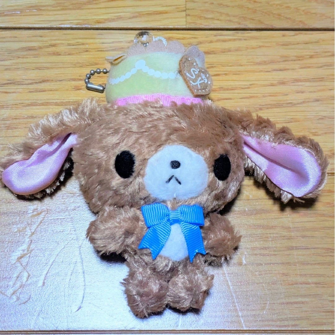 シュガーバニーズぬいぐるみくろうさ5周年マスコットキーホルダー
