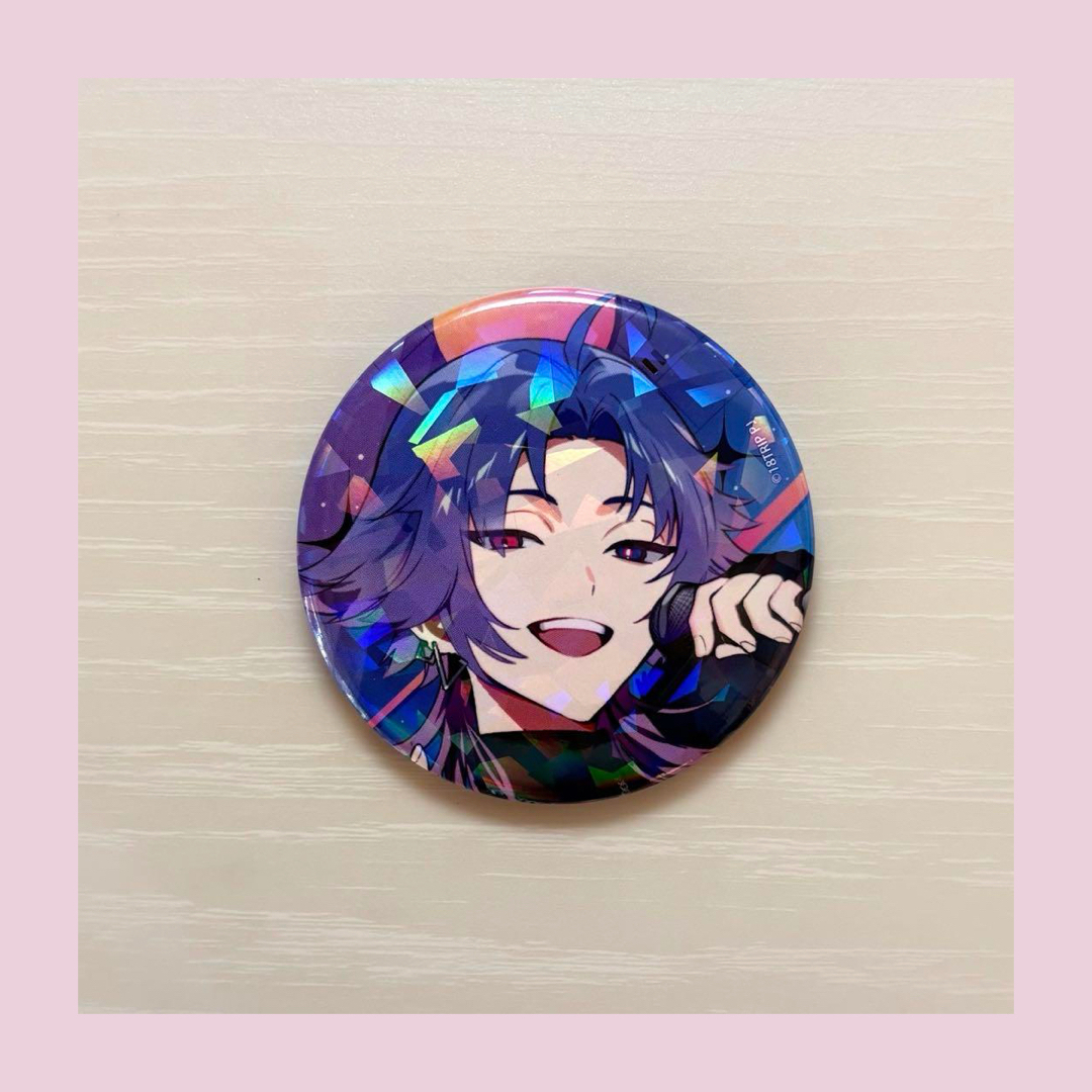 18TRIP エイトリ タワレコカフェ ホログラム缶バッジ 夜班 夜半子タろ