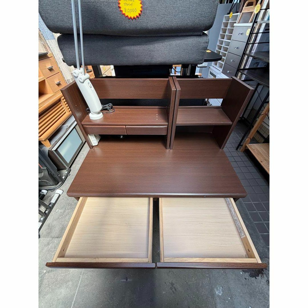 ニトリ - ニトリ NITORI デスクセット YNF-11L ダークブラウンの通販