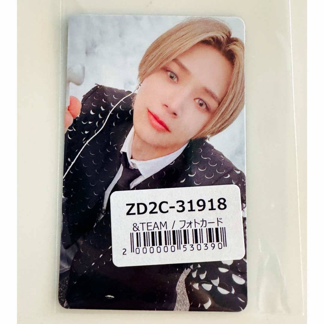 &TEAM - &TEAM Go in Blind (月狼)ユニバ特典トレカ ケイくん K 1枚の