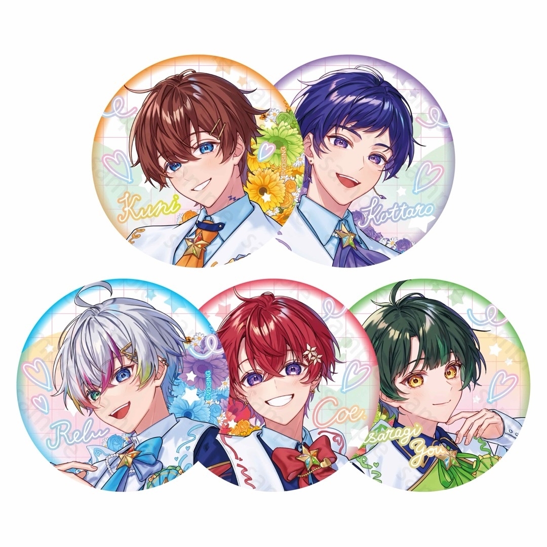 新品☆すたぽら【如月ゆう】4周年記念☆缶バッジ☆第12弾☆1点の通販