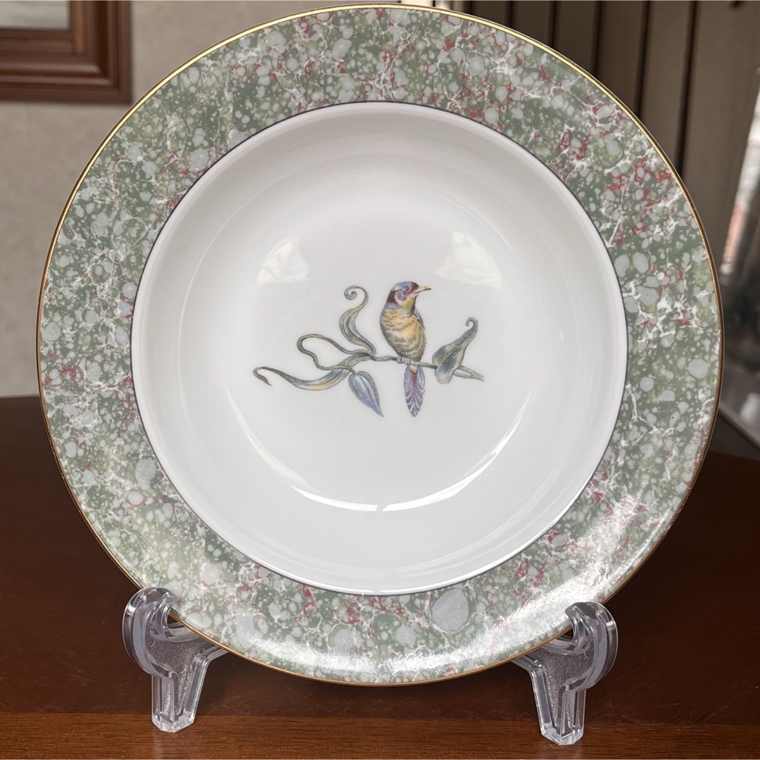 黒壺美品】ウェッジウッド☆ハミングバード☆深皿 6枚