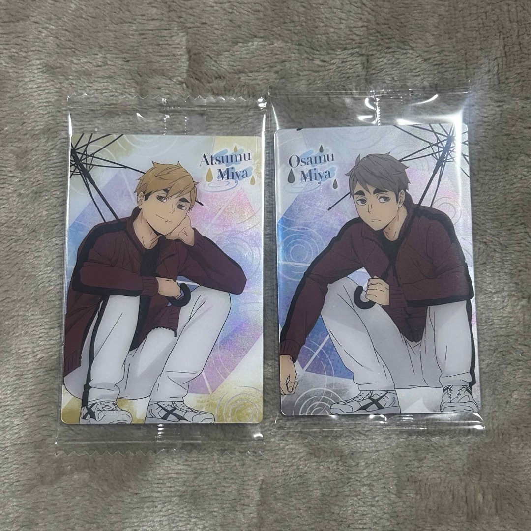 BANDAI - ハイキュー ウエハース5 宮侑 宮治 稲荷崎 双子 2枚セットの