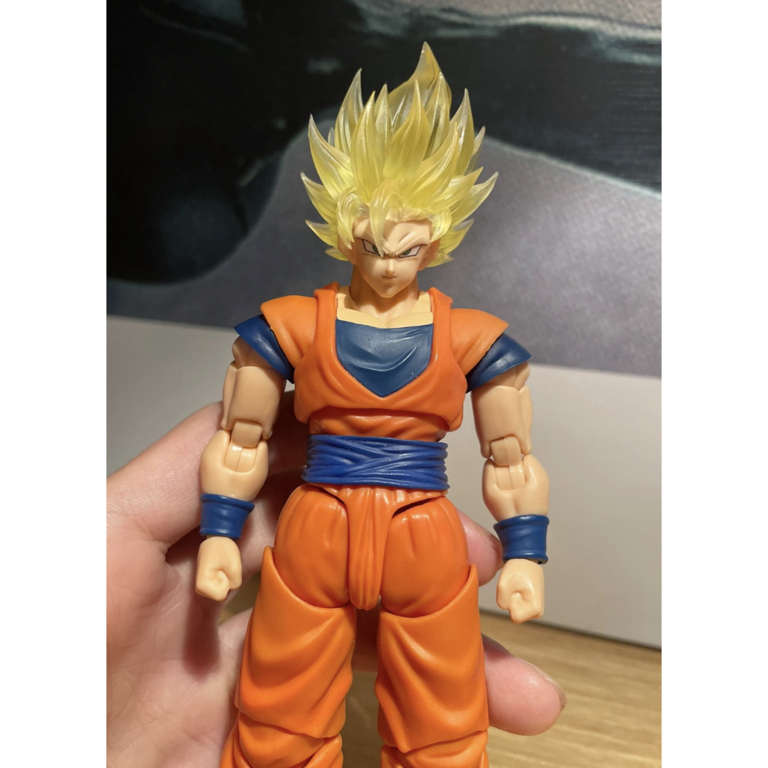 S.H.Figuarts用 孫悟空スパーサイヤ人2 ヘッドパーツ クリアの通販 by