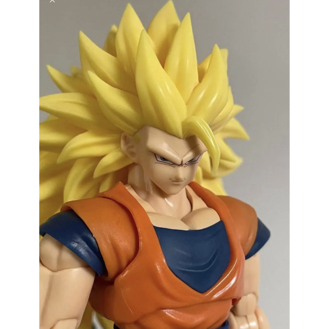 激レア S.H.Figuarts用 スーパーサイヤ人3孫悟空カスタムヘッドの通販