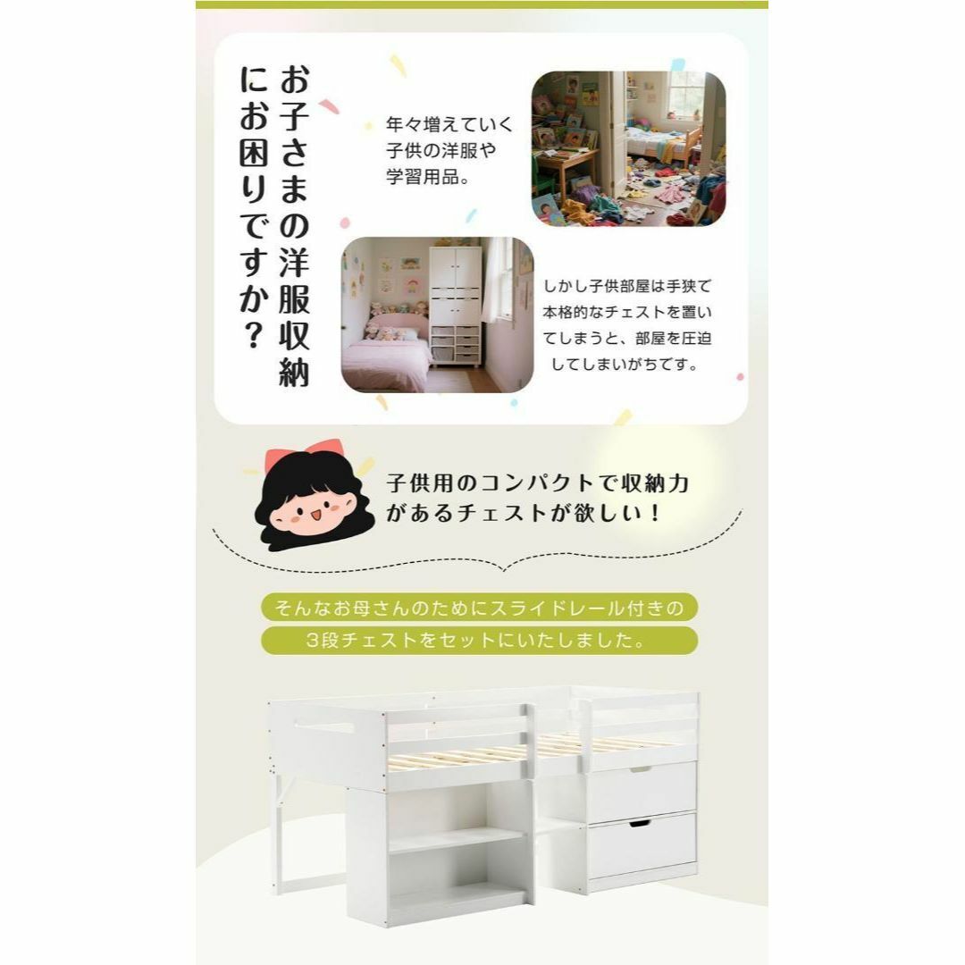 新作限定価格❣ロフトベッド シングル ロータイプ ハシゴ すのこ