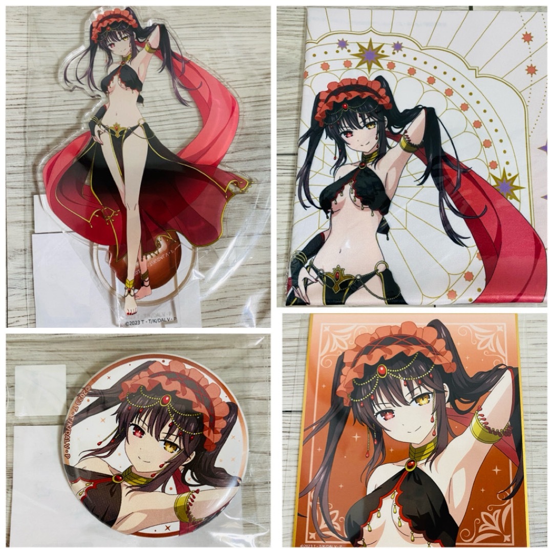 4点セット 時崎狂三 デートアライブ くじコレ アクリルスタンドの通販