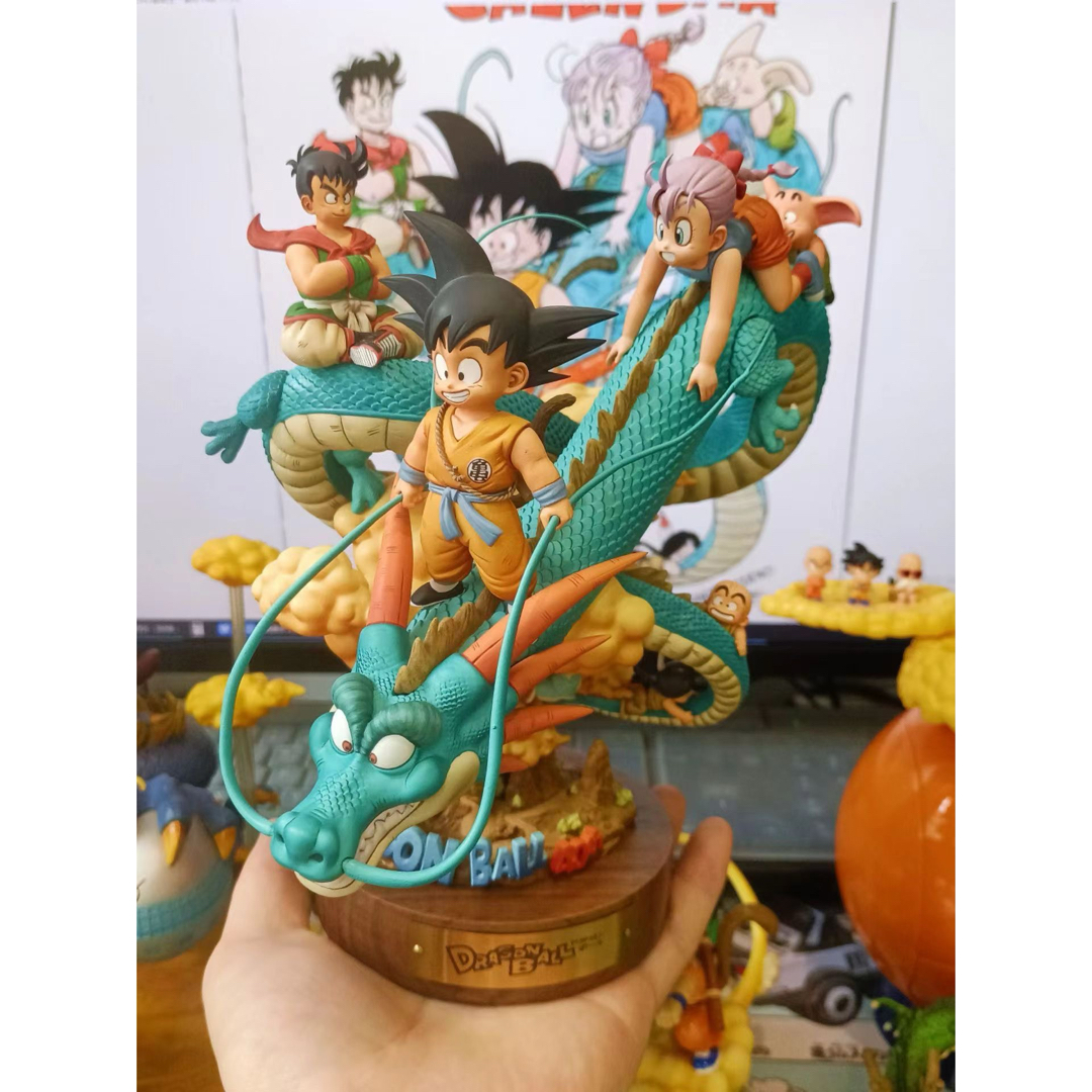 孫悟空 神龍 ブルマ 扉絵 ドラゴンボール ガレージキット フィギュアの