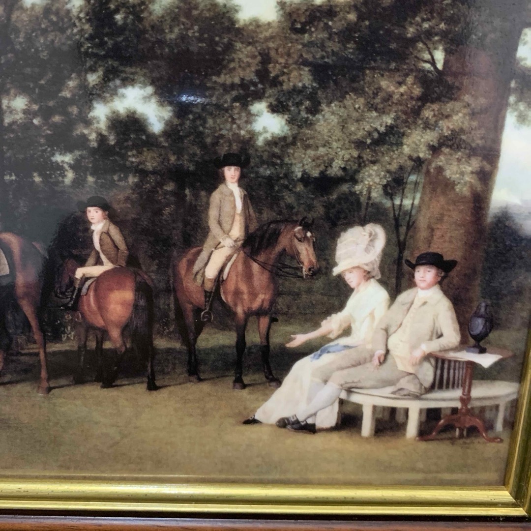 WEDGWOOD - 希少 ウェッジウッド ノーブルライン 陶板 ファミリー